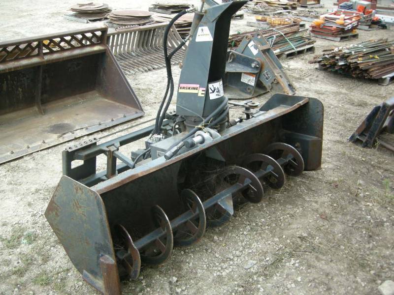 lot 2 image: Erskine 1812 Skidsteer Snowblower
