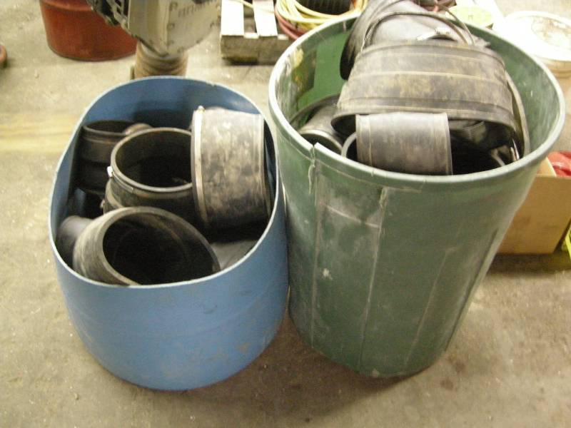 lot 257 image: Fernco Rubber Boots, Couplers