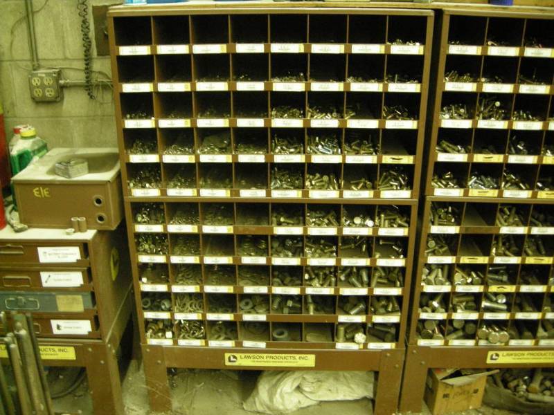 lot 286 image: Lawson Product Hardware Cabinet