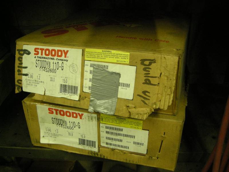 lot 316 image: 2 Boxes Stoody Welding Wire-Plus