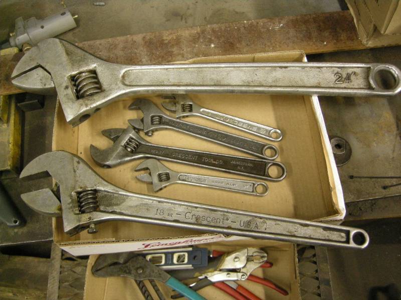 lot 333 image: Crescent Wrenches