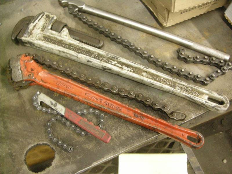 lot 334 image: Ridgid, Reed Pipe Wrenches