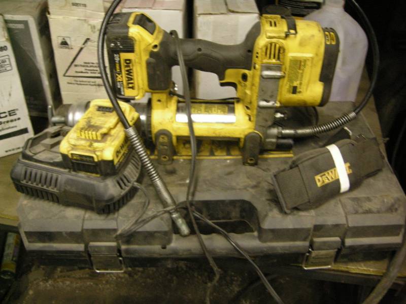 lot 341 image: DeWalt Cordless Grease Gun