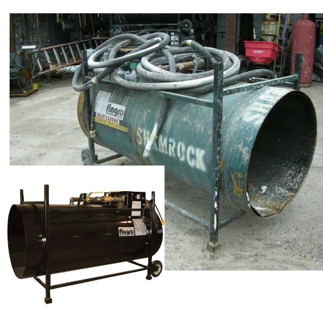 lot 233 image: Flagro 1,000,000 BTU Dual Fuel Construction Heater