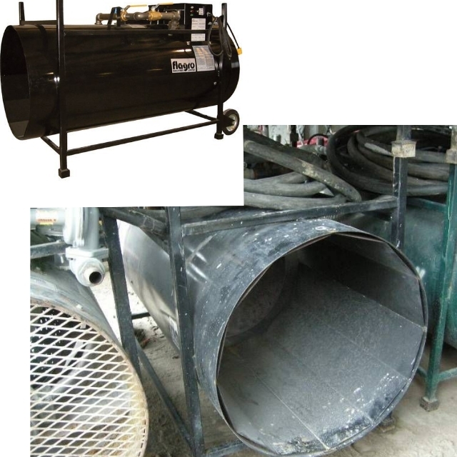 lot 236 image: Flagro 1,000,000 BTU Dual Fuel Construction Heater