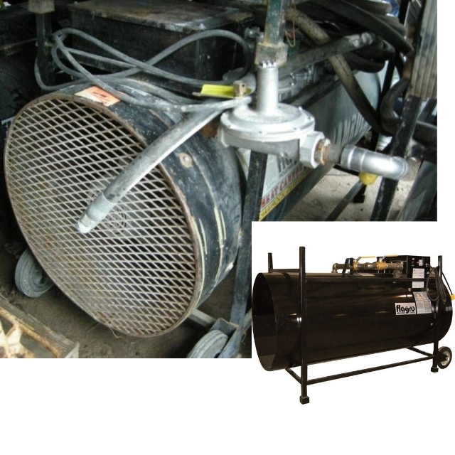 lot 239 image: Flagro 1,000,000 BTU Dual Fuel Construction Heater