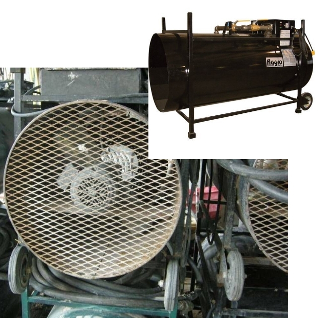 lot 240 image: Flagro 1,000,000 BTU Dual Fuel Construction Heater