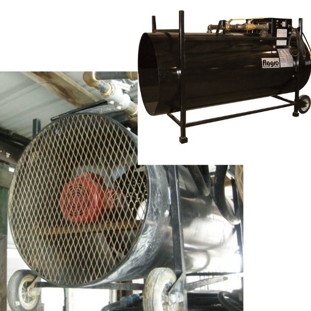 lot 244 image: Flagro 1,000,000 BTU Dual Fuel Construction Heater