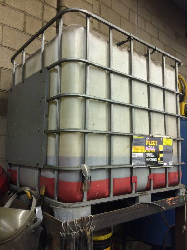 lot 270 image: Antifreeze Container and Stand