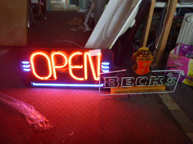 lot 53 image: Open Neon Light