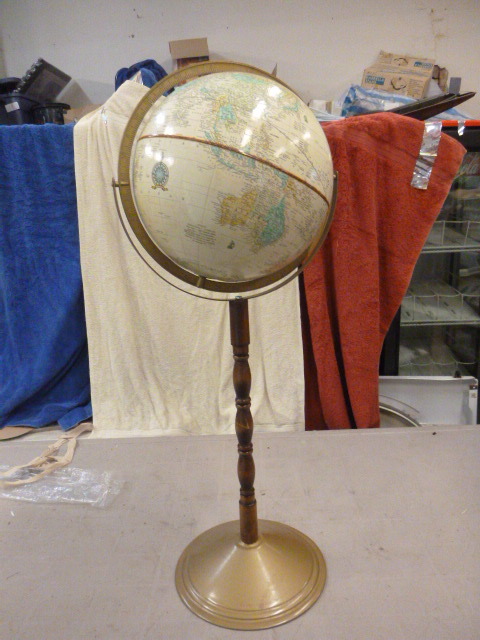 lot 74 image: Globe on Stand