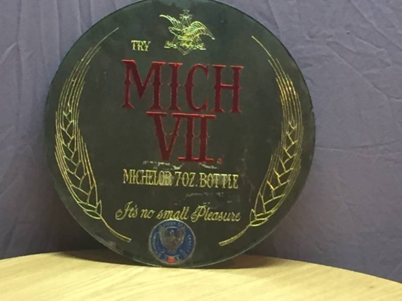 lot 4 image: Michelob Beer Mirror