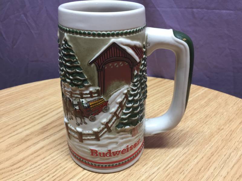 lot 35 image: 1984 Budweiser Holiday Stein