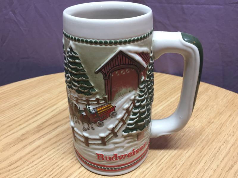 lot 54 image: 1984 Budweiser Holiday Stein