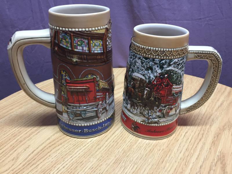 lot 57 image: 1987 Budweiser Steins B & C Series