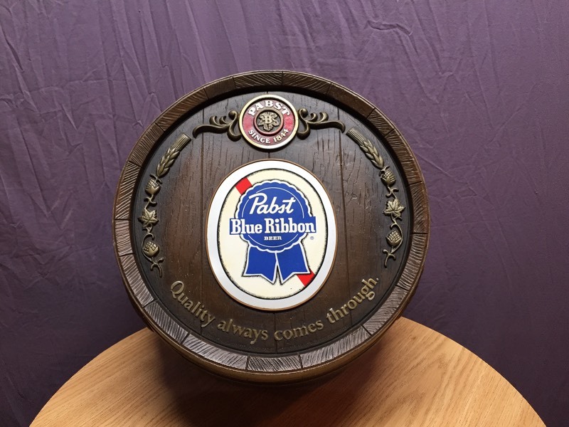 lot 78 image: Pabst Blue Ribbon Sign