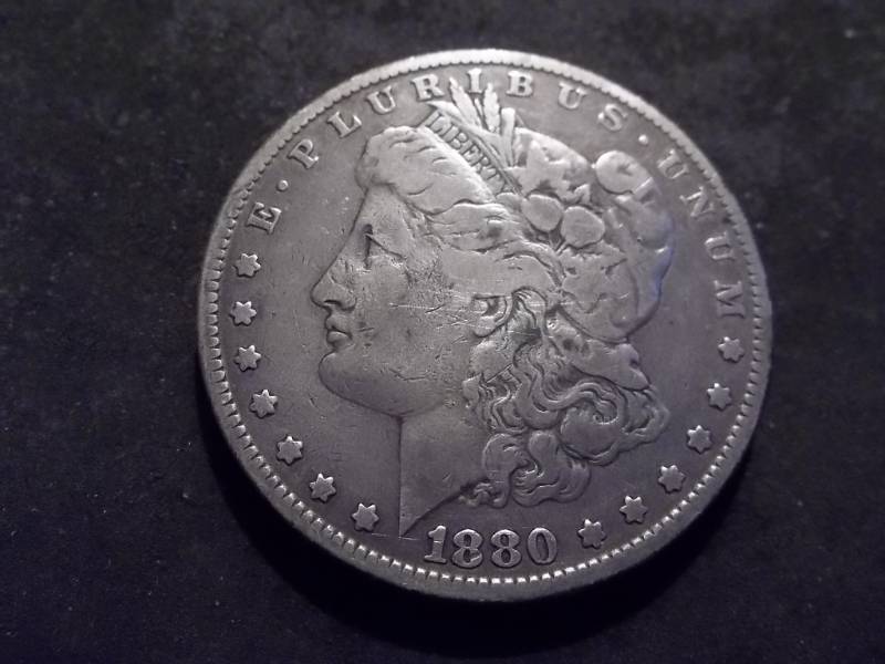 1880 O Morgan Silver Dollar