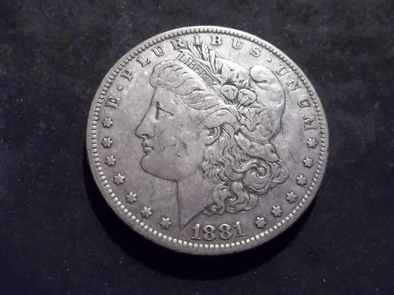 1881 O Morgan Silver Dollar