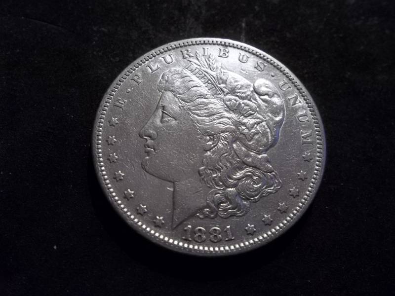 1881 S Morgan Silver Dollar