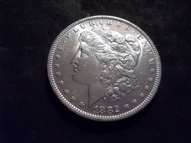 1882 O Morgan Silver Dollar