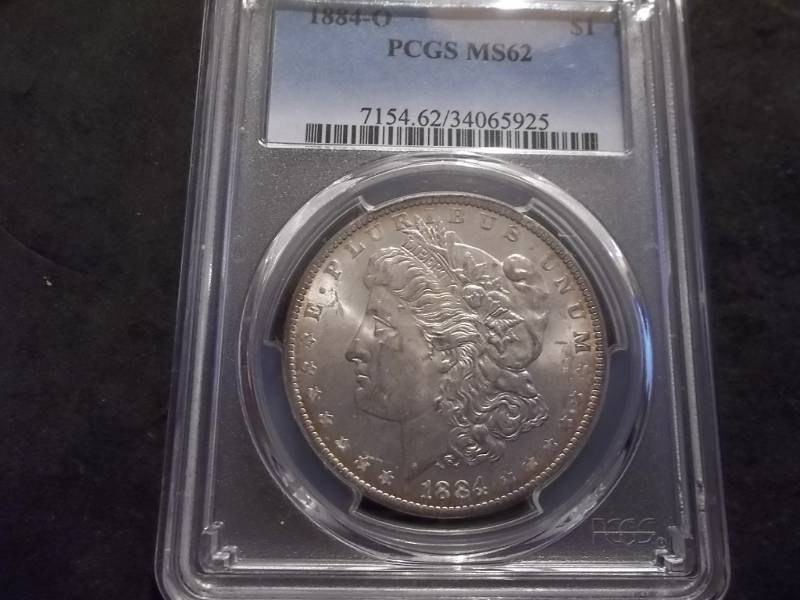 1884 O Morgan Silver Dollar