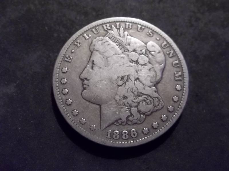 1886 S Morgan Silver Dollar