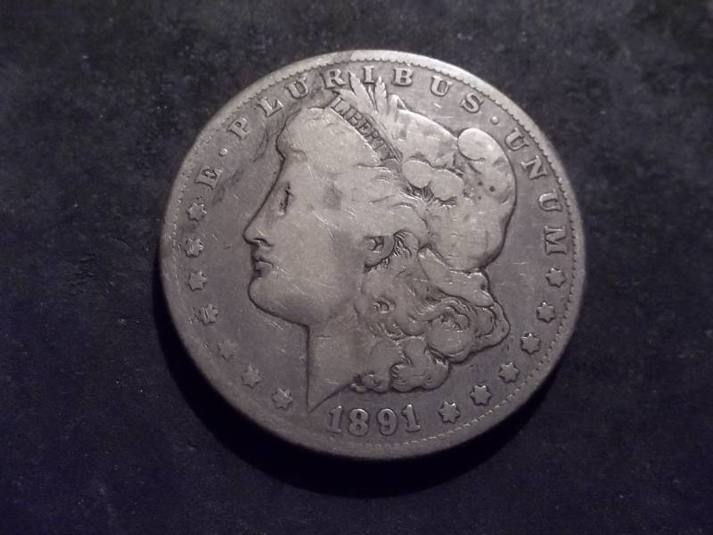 1891 Morgan Silver Dollar