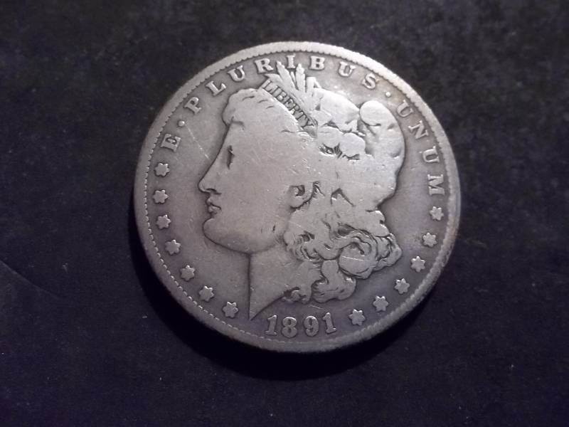 1891 O Morgan Silver Dollar