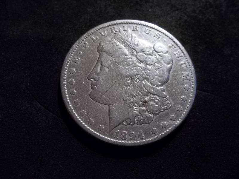 1894 O Morgan Silver Dollar