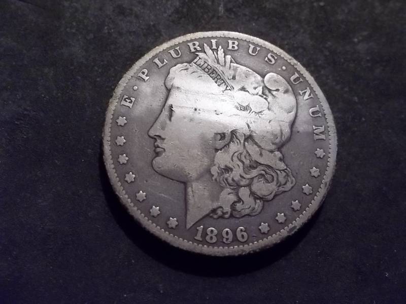 1896 O Morgan Silver Dollar