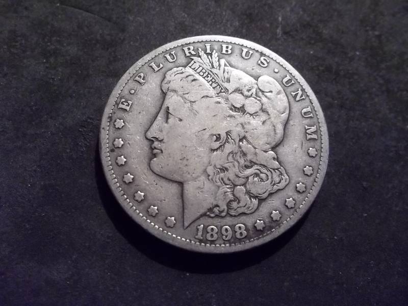 1898 S Morgan Silver Dollar
