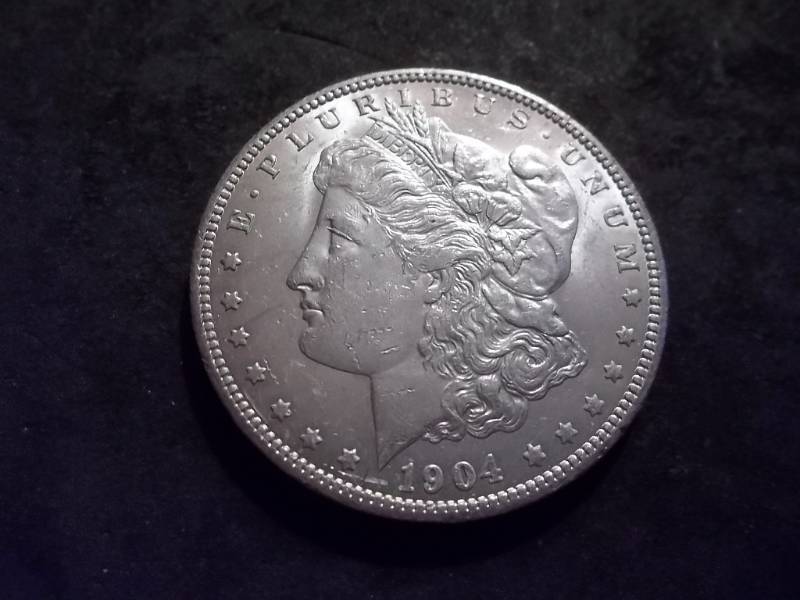 1904 O Morgan Silver Dollar