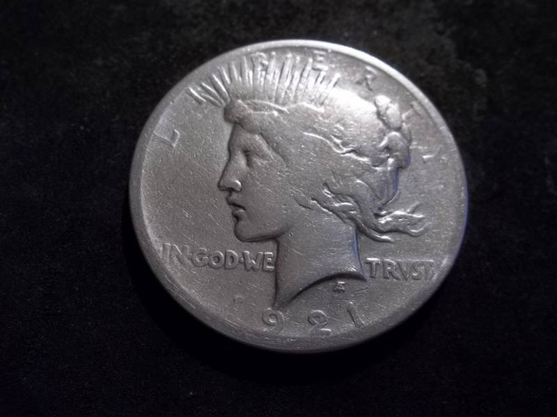 1921 Peace Silver Dollar High Relief