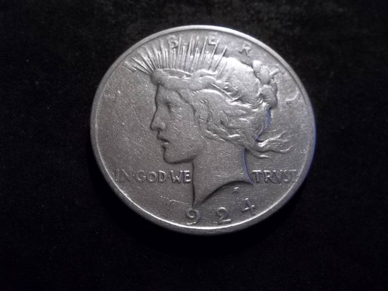 1924 Peace Silver Dollar