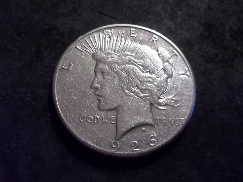 1926 S Silver Peace Dollar