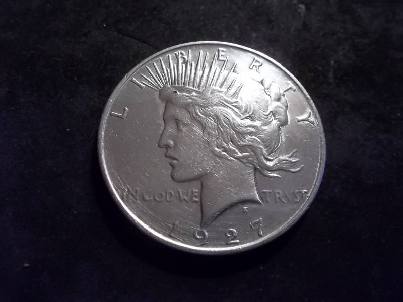 1927 D Peace Silver Dollar