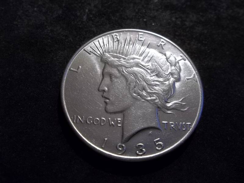 1935  Peace Silver Dollar