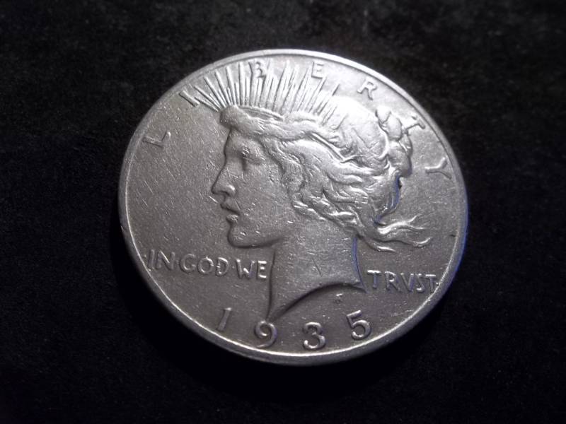 1935 S Peace Silver Dollar