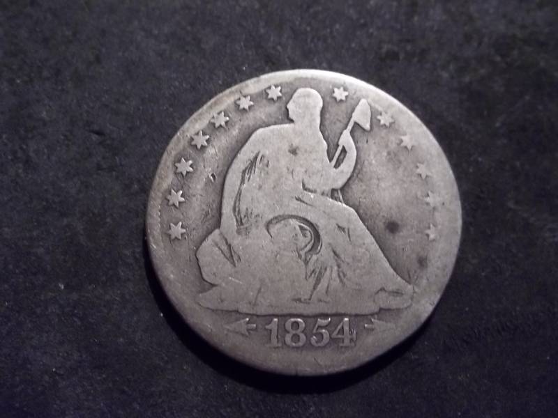 1854 O Seated Liberty Half Dollar With Arrows