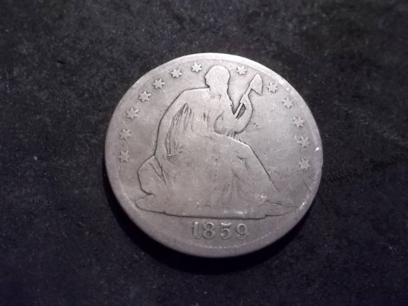 1859 O Seated Liberty Half Dollar