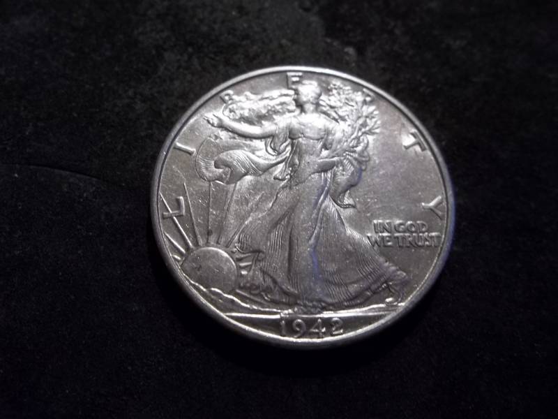 1942 D Walker Half Dollar