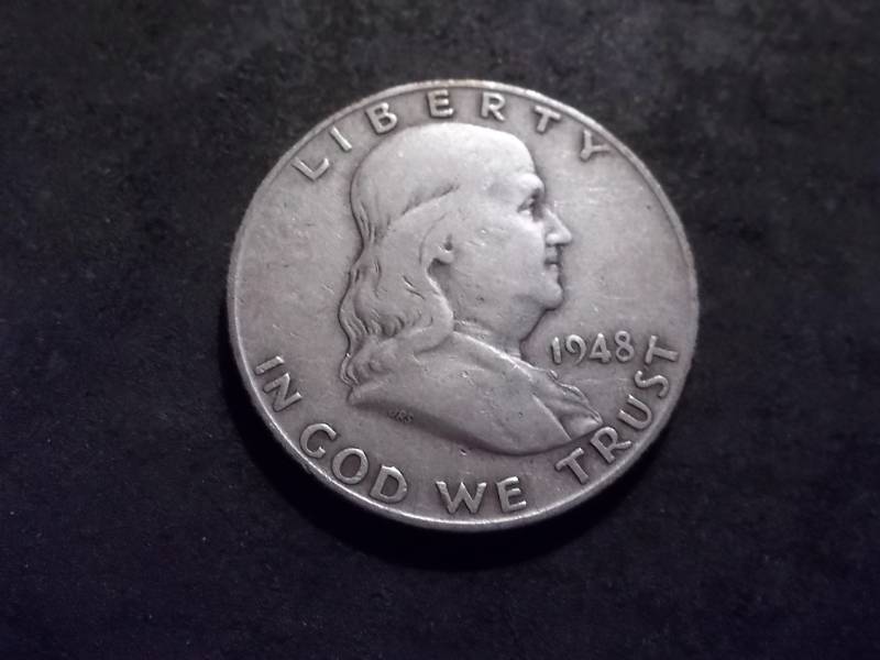 1948 D Franklin Half Dollar