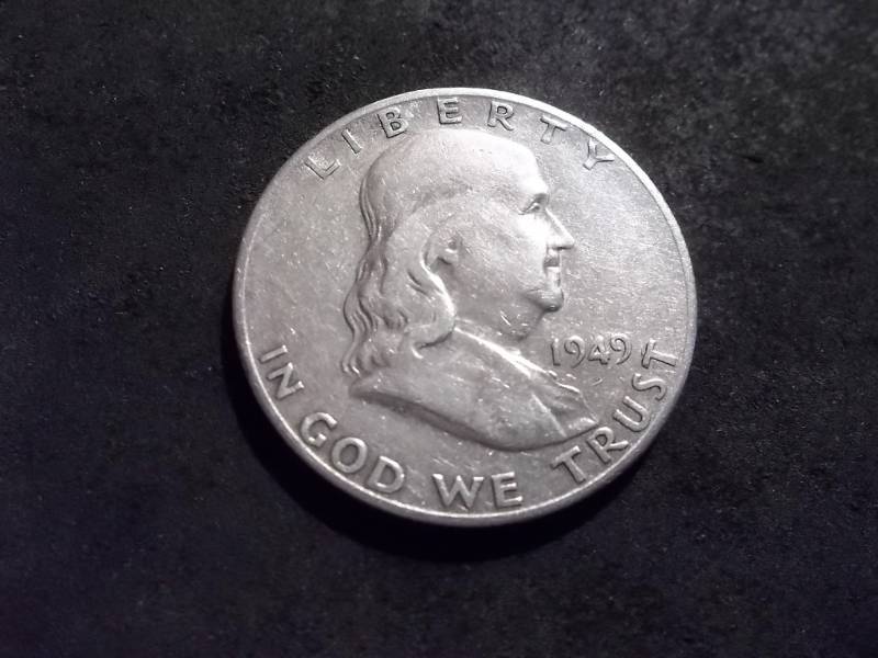 1949 S Franklin Half Dollar