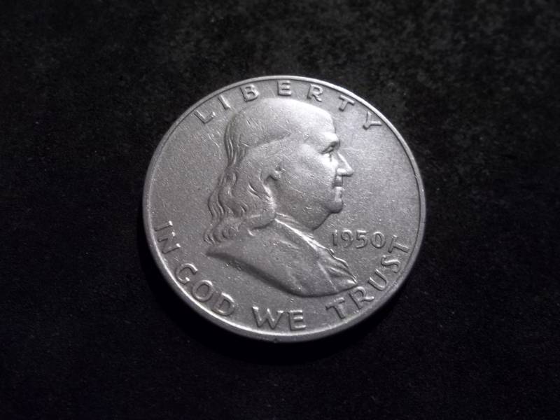 1950 D Franklin Half Dollar