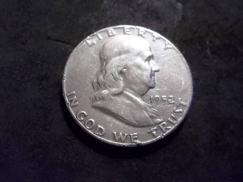 1952 S Franklin Half Dollar