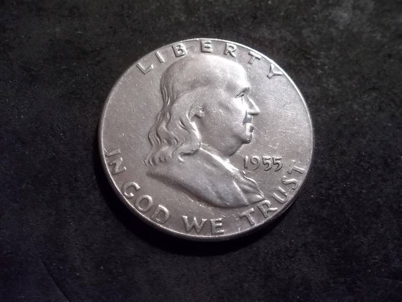 1955 Franklin Half Dollar