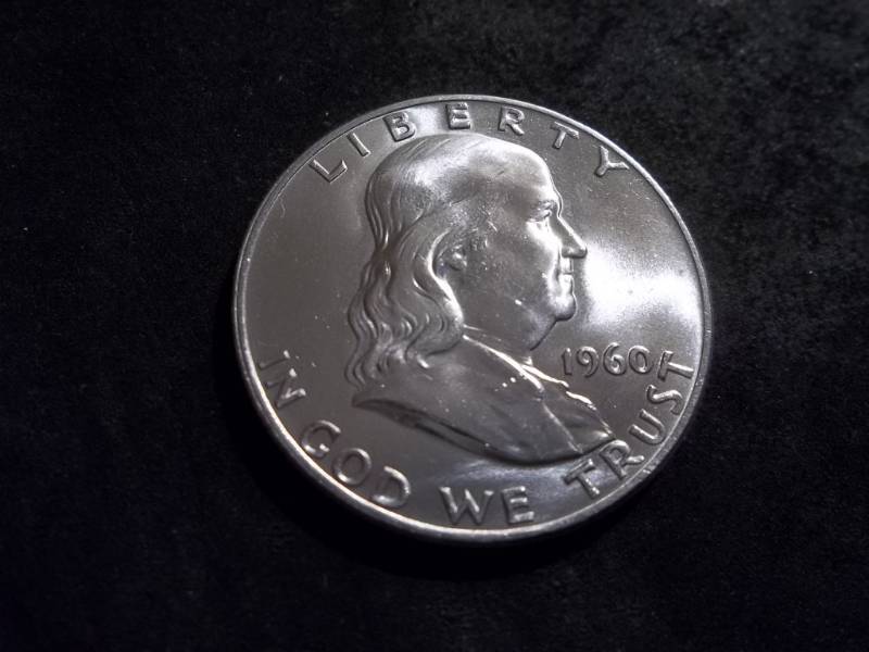 1960 D  Franklin Half Dollar