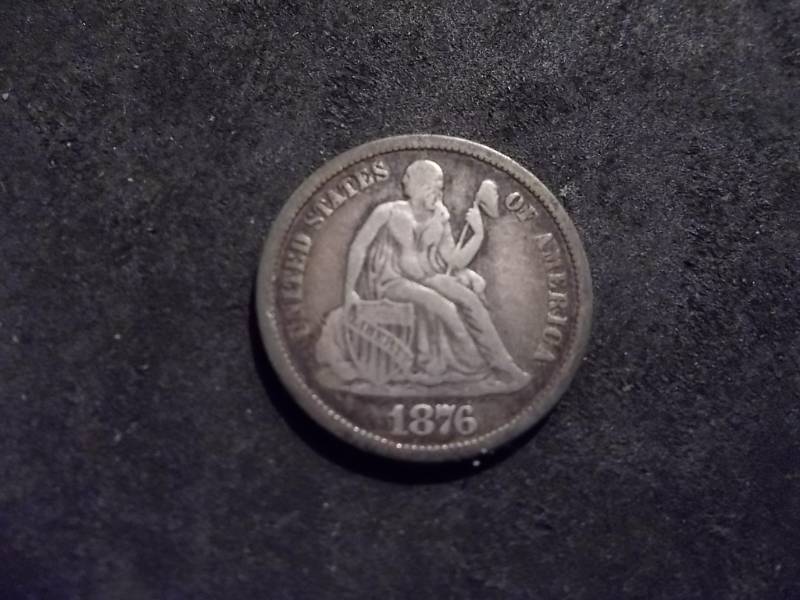 1876  Seated Liberty Dime