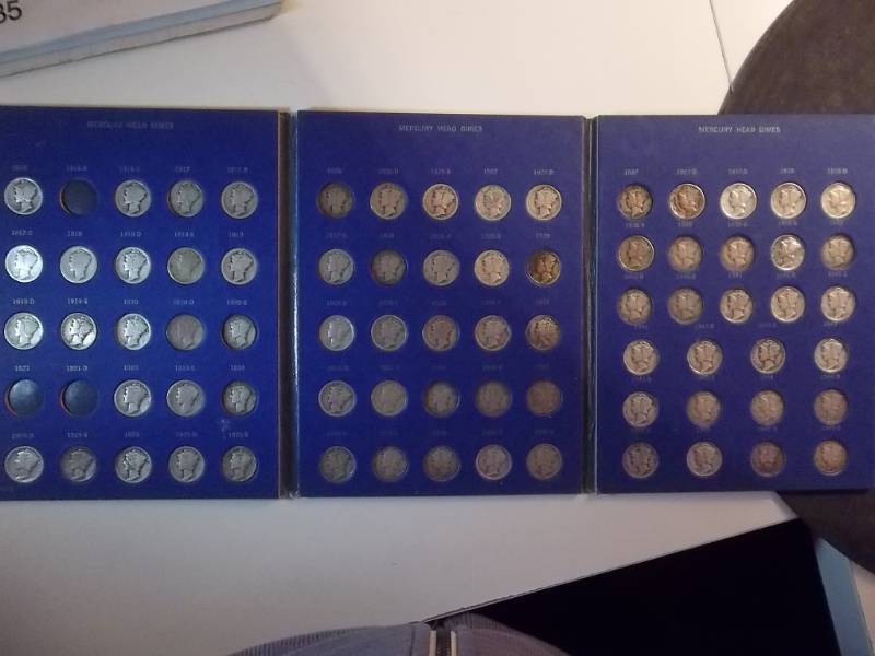 Mercury Head Dime Collection
