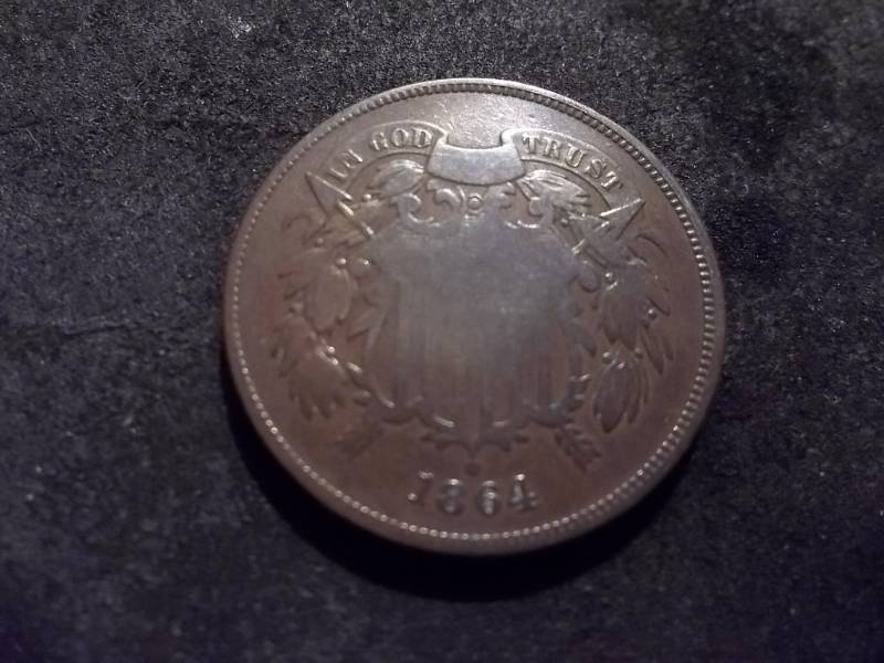 1864 2-Cent Piece